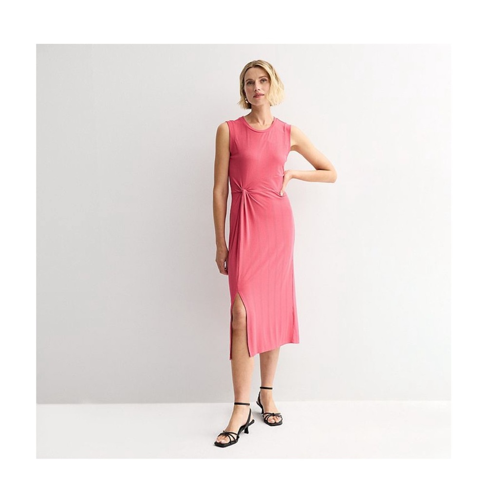 NWT Woman’s Nine West Twist Front Sleeveless Knit Dress